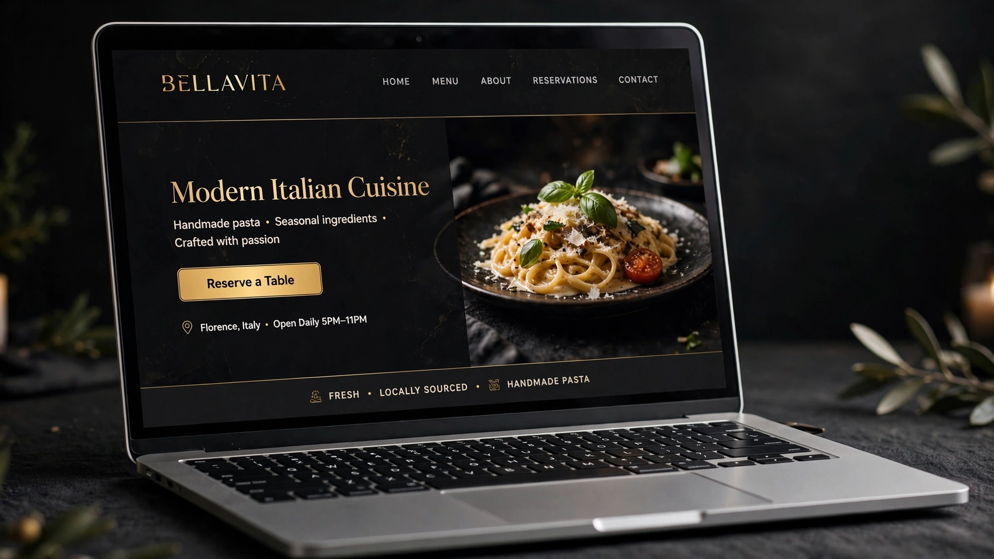 Restaurant website
