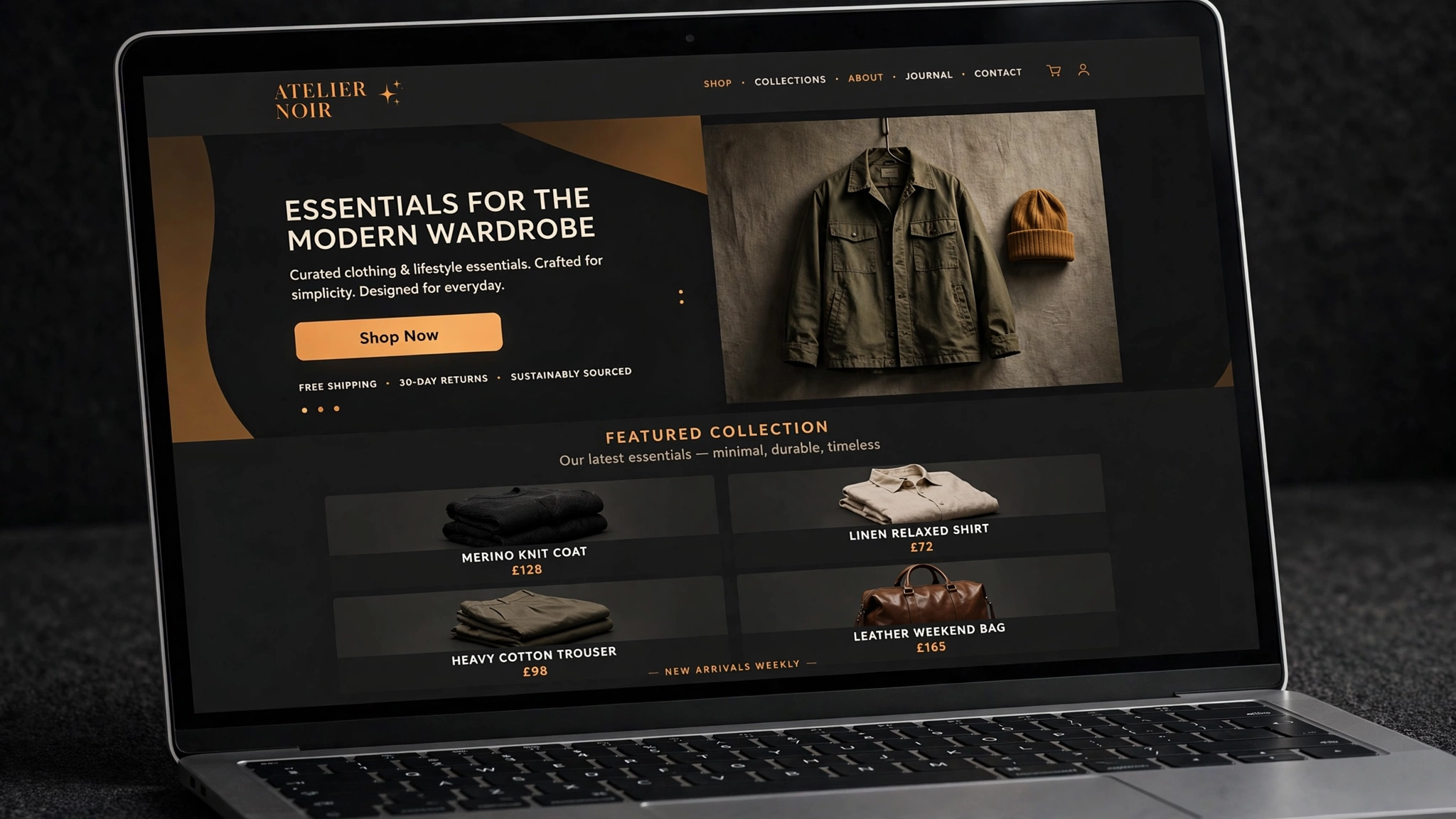 Retail website